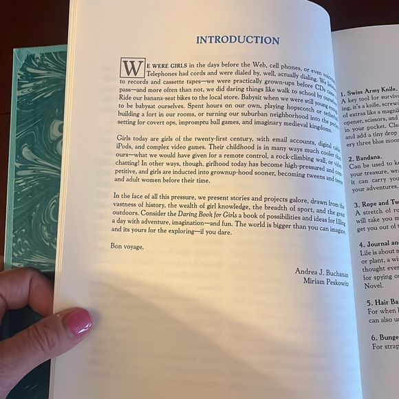 NWT The Daring Book for Girls Hardcover by Harper Publishing Inc. - Picture 7 of 8